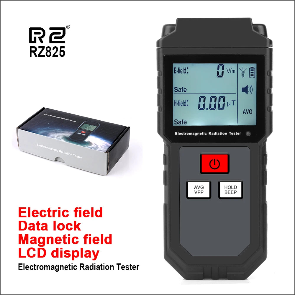 825 Electromagnetic Field Radiation Tester Detector Handheld Portable Counter Emission Dosimeter For Computer Phone Emf Meter 825 Electromagnetic Field Radiation Tester Detector Handheld Portable Counter Emission Dosimeter For Computer Phone Emf Meter